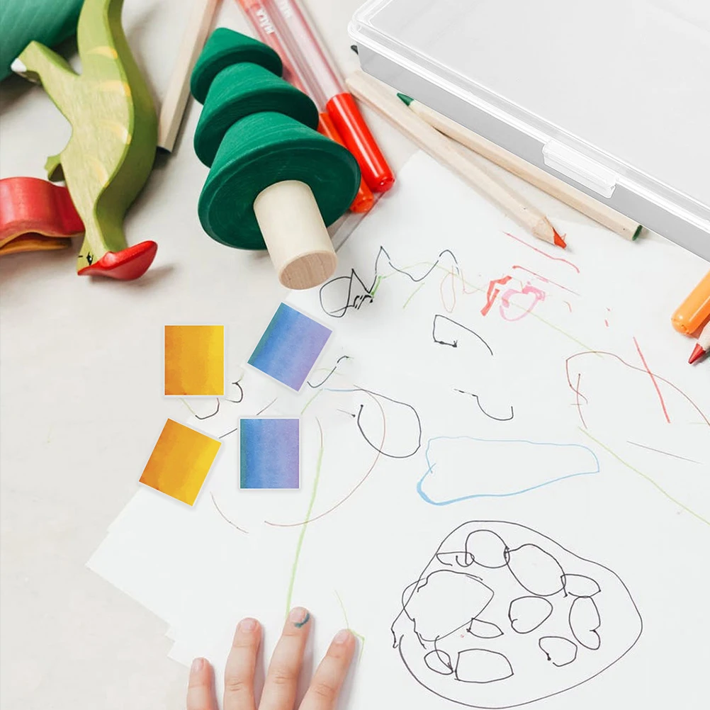 100Pcs Watercolor Paint Pans Set Empty Half Pans for Acrylics DIY Crafters Reusable Easy Clean Half Paint Pan for DIY
100Pcs Watercolor Paint Pans Set Empty Half Pans for Acrylics DIY Crafters Reusable Easy Clean Half Paint Pan for DIY