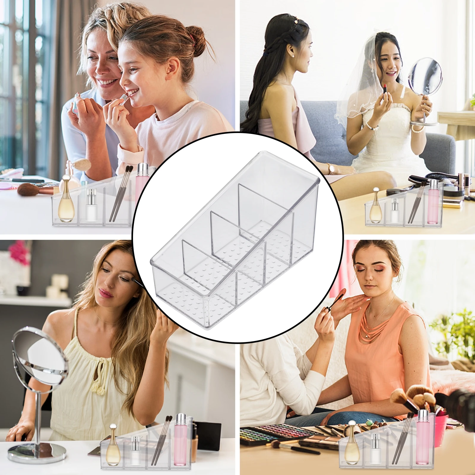 1pc Sturdy Storage Box Multi Compartment Organizer Bathroom Desk Table Environmentally Friendly Thick Wear Resistant
1pc Sturdy Storage Box Multi Compartment Organizer Bathroom Desk Table Environmentally Friendly Thick Wear Resistant
