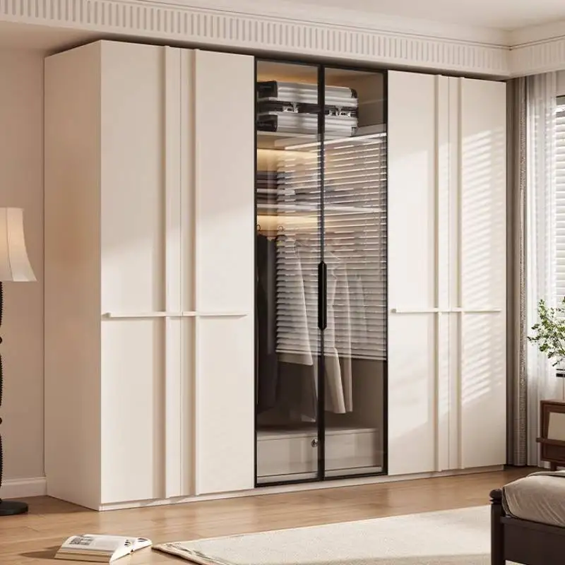 White Glass Door Wardrobe Hanging Rustic Nordic Tall Wooden Storage Wardrobe Dressers Clearance Kleding Kast Furniture For Home
White Glass Door Wardrobe Hanging Rustic Nordic Tall Wooden Storage Wardrobe Dressers Clearance Kleding Kast Furniture For Home