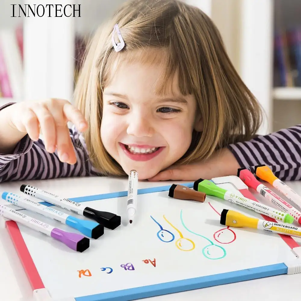Fine Nib Colorful Whiteboard Marker Erasable Waterborne Brush Water Color Pens Magnetic Marker Pen School White Board
Fine Nib Colorful Whiteboard Marker Erasable Waterborne Brush Water Color Pens Magnetic Marker Pen School White Board