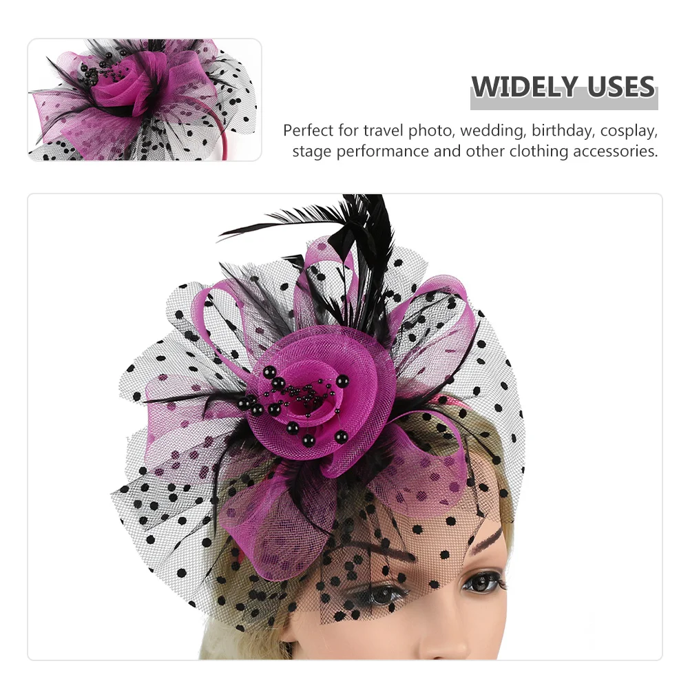 1 Piece Colorful Fascinator Headband Elegant Lightweight Women Headdress for Wedding Tea Party Banquet Bridal Event
1 Piece Colorful Fascinator Headband Elegant Lightweight Women Headdress for Wedding Tea Party Banquet Bridal Event