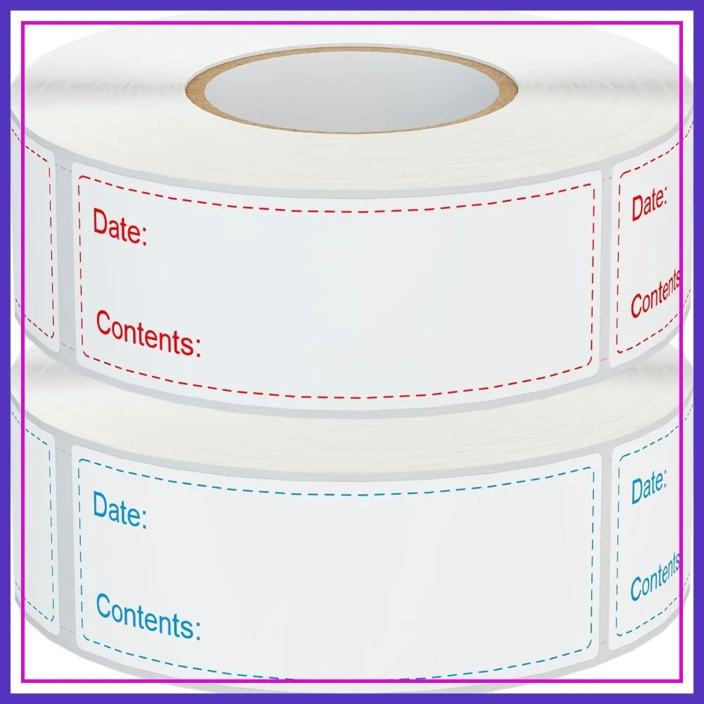 1000 Pcs Removable Freezer Labels for Food Containers 1x3, Waterproof Oil Resistant No-Residue Easy Clean for Kitchen Restaurant Grocery
1000 Pcs Removable Freezer Labels for Food Containers 1x3, Waterproof Oil Resistant No-Residue Easy Clean for Kitchen Restaurant Grocery
