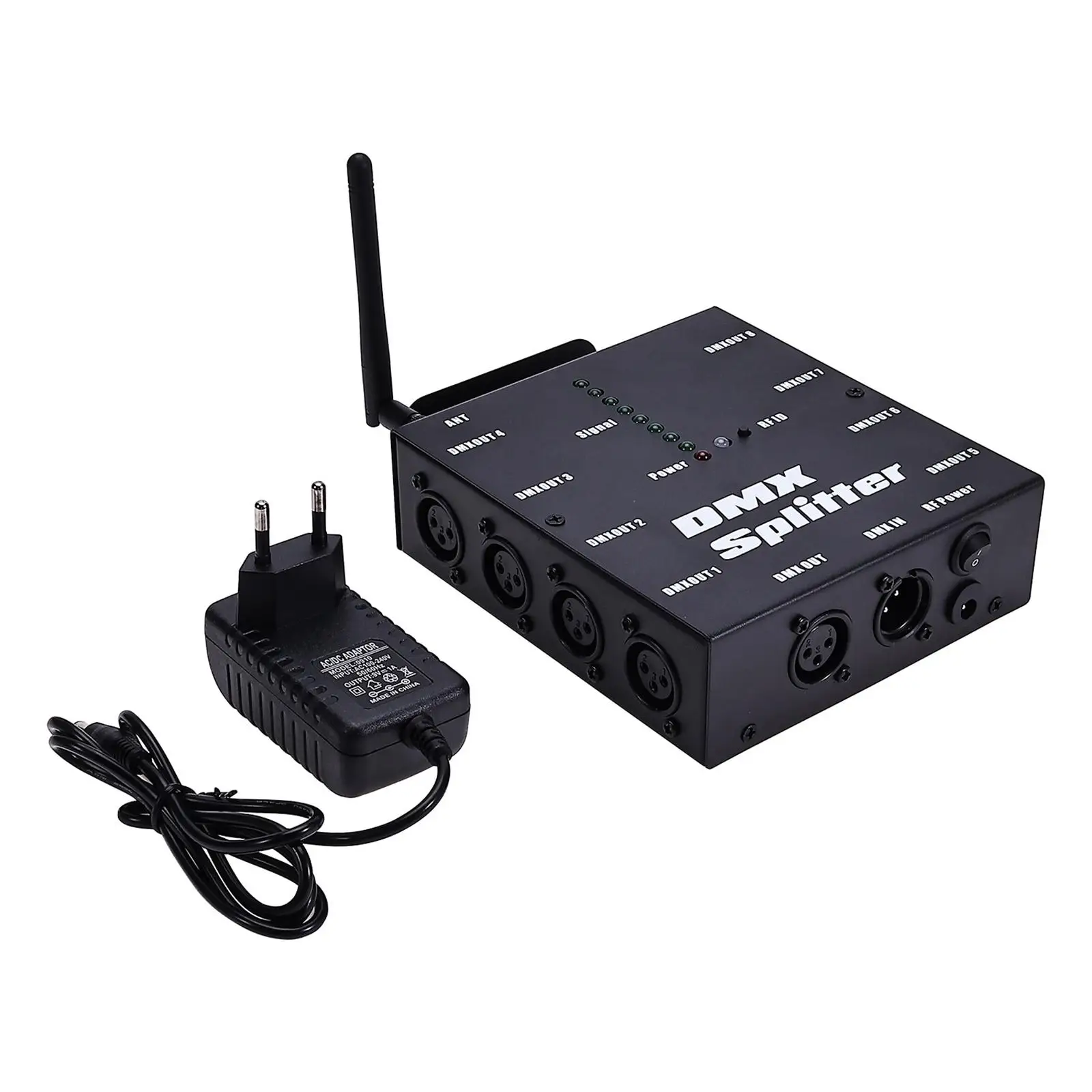 Dmx512 дистрибьютор Портативный 8 Way 3 Pin выходы беспроводной передатчик Istribution усилитель для сцены вечерние Свадебная DJ консоль
Dmx512 дистрибьютор Портативный 8 Way 3 Pin выходы беспроводной передатчик Istribution усилитель для сцены вечерние Свадебная DJ консоль
