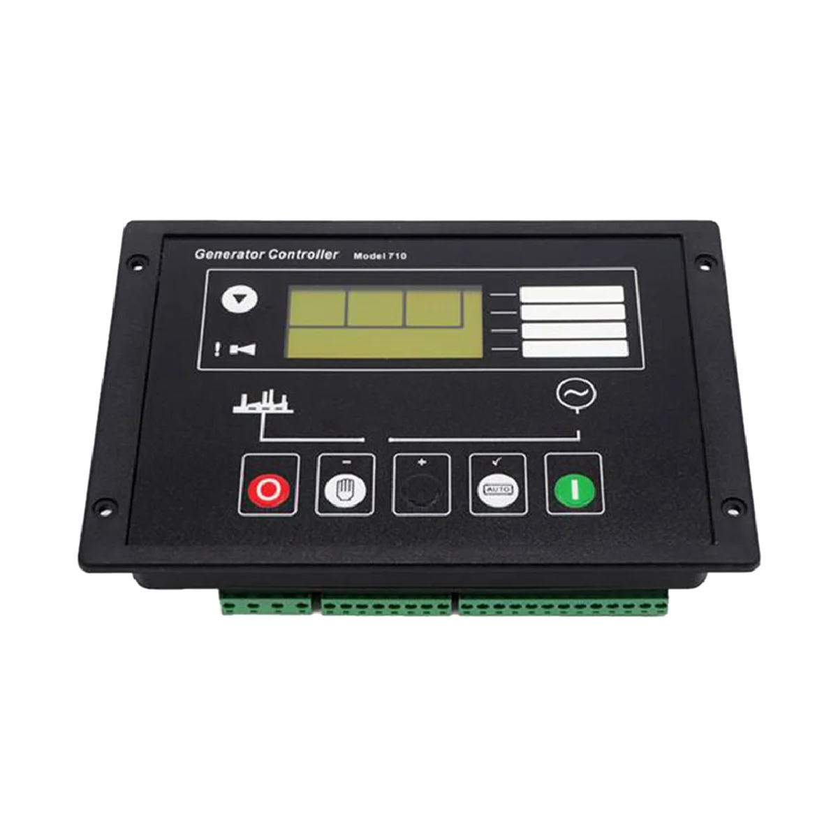 DSE710 Generator Auto Start Control Panel for Electronics Spare Parts, Auto Manual Start Control Module
DSE710 Generator Auto Start Control Panel for Electronics Spare Parts, Auto Manual Start Control Module