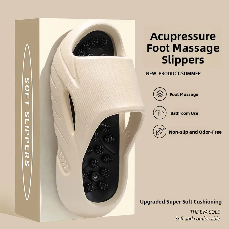 Men's Massage Slippers Summer New Soft Bottom Anti-Slip Deodorant Wear-Resistant Thick Bottom Couples Sandals Slip-On Shoes
Men's Massage Slippers Summer New Soft Bottom Anti-Slip Deodorant Wear-Resistant Thick Bottom Couples Sandals Slip-On Shoes