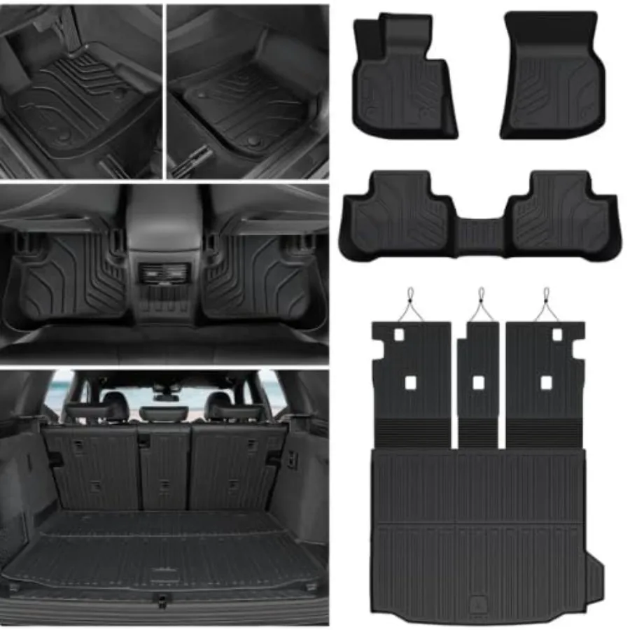Floor Mats for BMW X3 G01 2018-2024 All Weather Floor Mats Trunk Cargo Liner with Backrest Protectors Accessories Full Coverage
Floor Mats for BMW X3 G01 2018-2024 All Weather Floor Mats Trunk Cargo Liner with Backrest Protectors Accessories Full Coverage