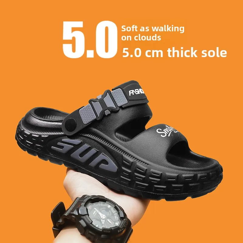 Casual Men's Sandals Summer Outdoor Wear Thick Bottom Heightening Beach Casual Slip-On Shoes Anti-Slip Wear-Resistant Driving...
Casual Men's Sandals Summer Outdoor Wear Thick Bottom Heightening Beach Casual Slip-On Shoes Anti-Slip Wear-Resistant Driving...