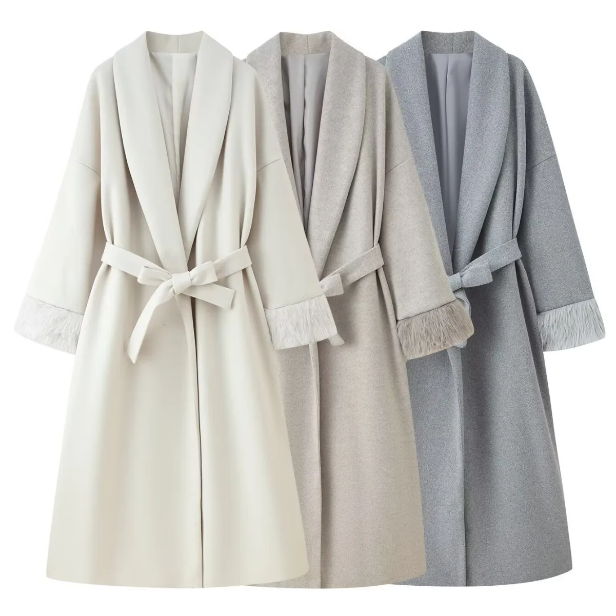 2025 New Cape Design Women Coat Loose Cut Belted Design Dark Space Gray Off White Khaki Three Colors Available
2025 New Cape Design Women Coat Loose Cut Belted Design Dark Space Gray Off White Khaki Three Colors Available