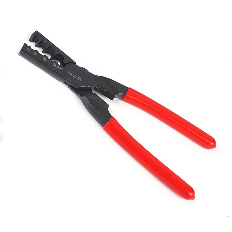 Germany style crimping tool for wire end terminals 10-35mm2,cable ferrules crimping pliers PZ10-35
Germany style crimping tool for wire end terminals 10-35mm2,cable ferrules crimping pliers PZ10-35