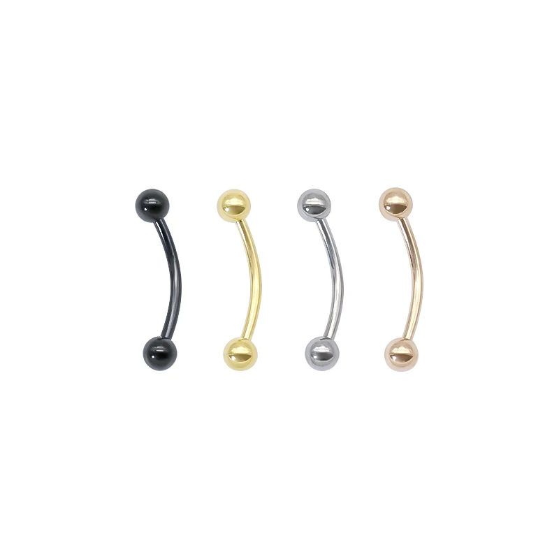 18G 6mm Eyebrow Rings Body Piercing G23 Titanium Curved Barbell Belly Button Ring Lip Piercing Ear Tragus Helix Rook Earring
18G 6mm Eyebrow Rings Body Piercing G23 Titanium Curved Barbell Belly Button Ring Lip Piercing Ear Tragus Helix Rook Earring