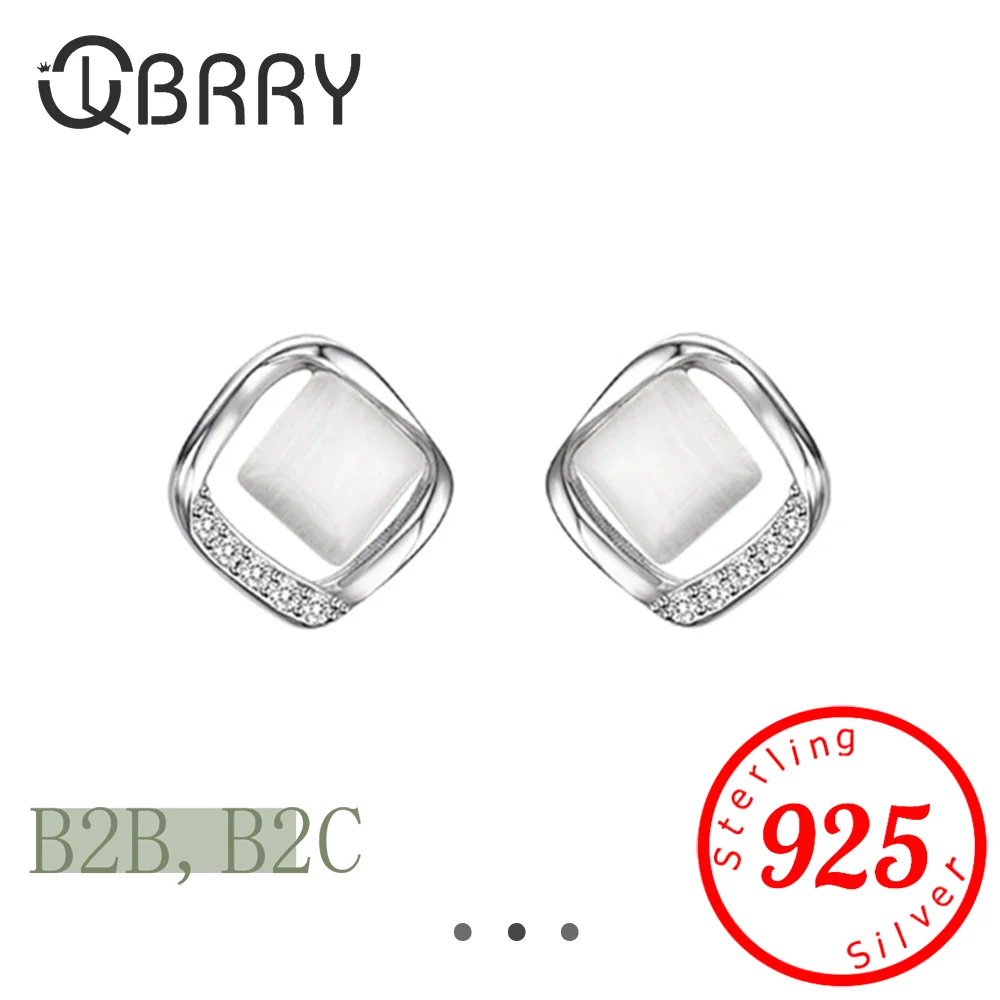 New Trendy Silver Gold Color Stud Earrings Opal Square Clear CZ Geometric For Women Girl Gift Fashion Jewelry Dropship Wholesale 
New Trendy Silver Gold Color Stud Earrings Opal Square Clear CZ Geometric For Women Girl Gift Fashion Jewelry Dropship Wholesale