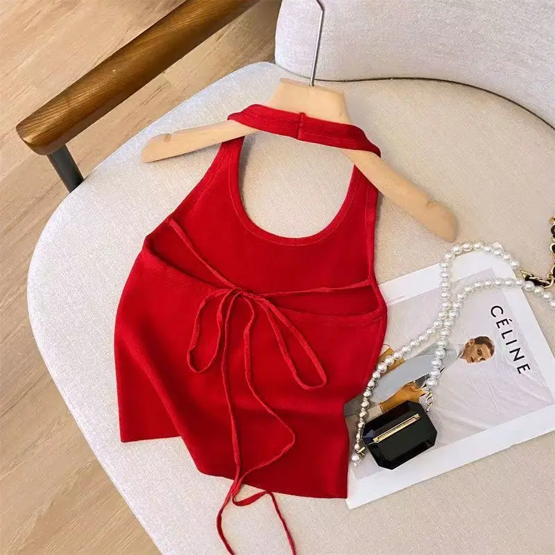 Girls Summer Wear Backless Halter Sexy Tops 2026 Fashion New Baby T Shirts Camisole Kids Children Clothes
Girls Summer Wear Backless Halter Sexy Tops 2026 Fashion New Baby T Shirts Camisole Kids Children Clothes