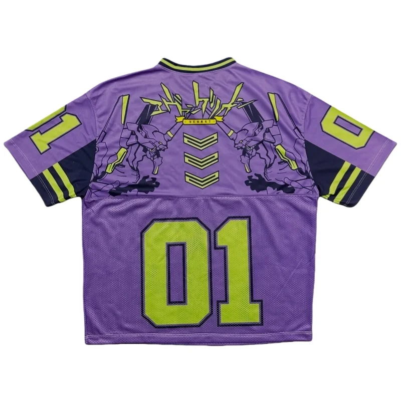 Summer New Fashion Evangelion Unit-01 Jersey NGE Anime Black & White Line Art #01 Number Casual Streetwear Fan Apparel Y2k Tops
Summer New Fashion Evangelion Unit-01 Jersey NGE Anime Black & White Line Art #01 Number Casual Streetwear Fan Apparel Y2k Tops