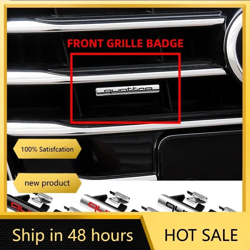 Car Front Grille Badge Body Trunk Decoration Sticker Auto QUATTRO Emblem Accessories for Audi S A3 A4 B8 8P 8V A6 C7 A5 Q5 B7 B6
Car Front Grille Badge Body Trunk Decoration Sticker Auto QUATTRO Emblem Accessories for Audi S A3 A4 B8 8P 8V A6 C7 A5 Q5 B7 B6