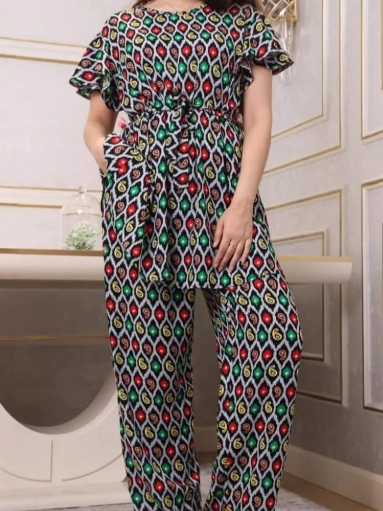 2 Piece Women Set Summer Autumn Short Sleeve Shirt Blouse Top And Pants Suits Outfits Fashion Office Lady Matching Sets Outfit
2 Piece Women Set Summer Autumn Short Sleeve Shirt Blouse Top And Pants Suits Outfits Fashion Office Lady Matching Sets Outfit