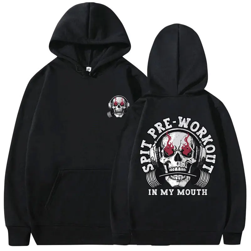 Spit Pre-workout in My Mouth Print Hoodie Men Women Gym Fitness Hooded Sweatshirt Male High Quality Comfortable Pullover Hoodies
Spit Pre-workout in My Mouth Print Hoodie Men Women Gym Fitness Hooded Sweatshirt Male High Quality Comfortable Pullover Hoodies