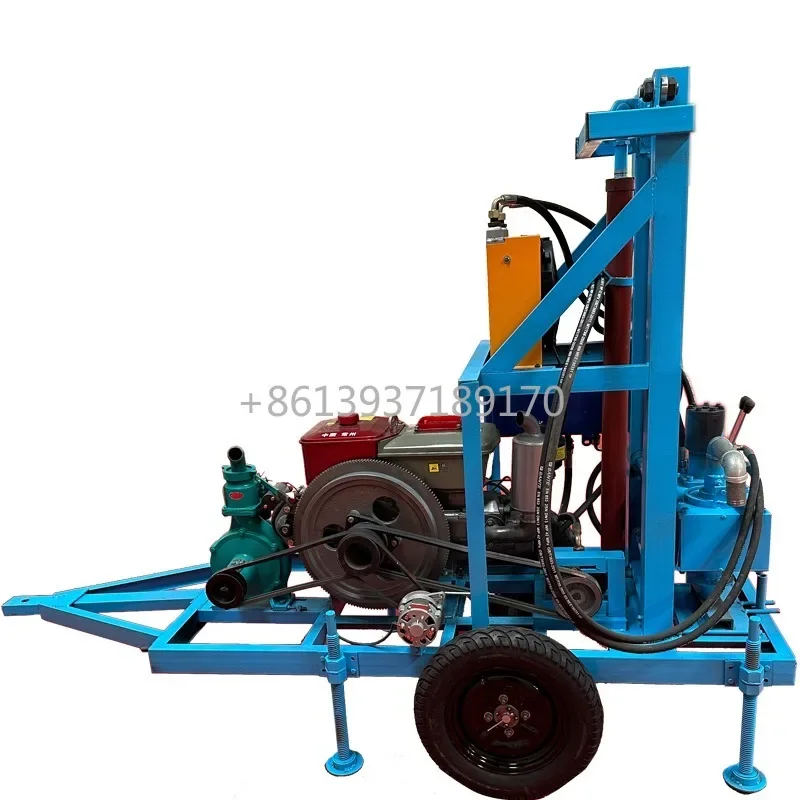 150 Meter Deep Diesel Hydraulic Borehole Drilling Rig Portable Water Well Drilling Rig Machine
150 Meter Deep Diesel Hydraulic Borehole Drilling Rig Portable Water Well Drilling Rig Machine