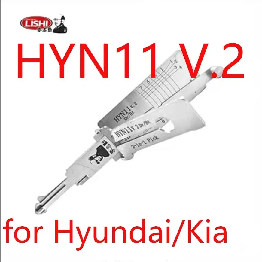 2026 Lishi 2-in-1 Pick/Decoder Tool for Hyundai Kia HY14 HYN11 HYN6 Locksmith Professional Car Unlocking Device
2026 Lishi 2-in-1 Pick/Decoder Tool for Hyundai Kia HY14 HYN11 HYN6 Locksmith Professional Car Unlocking Device