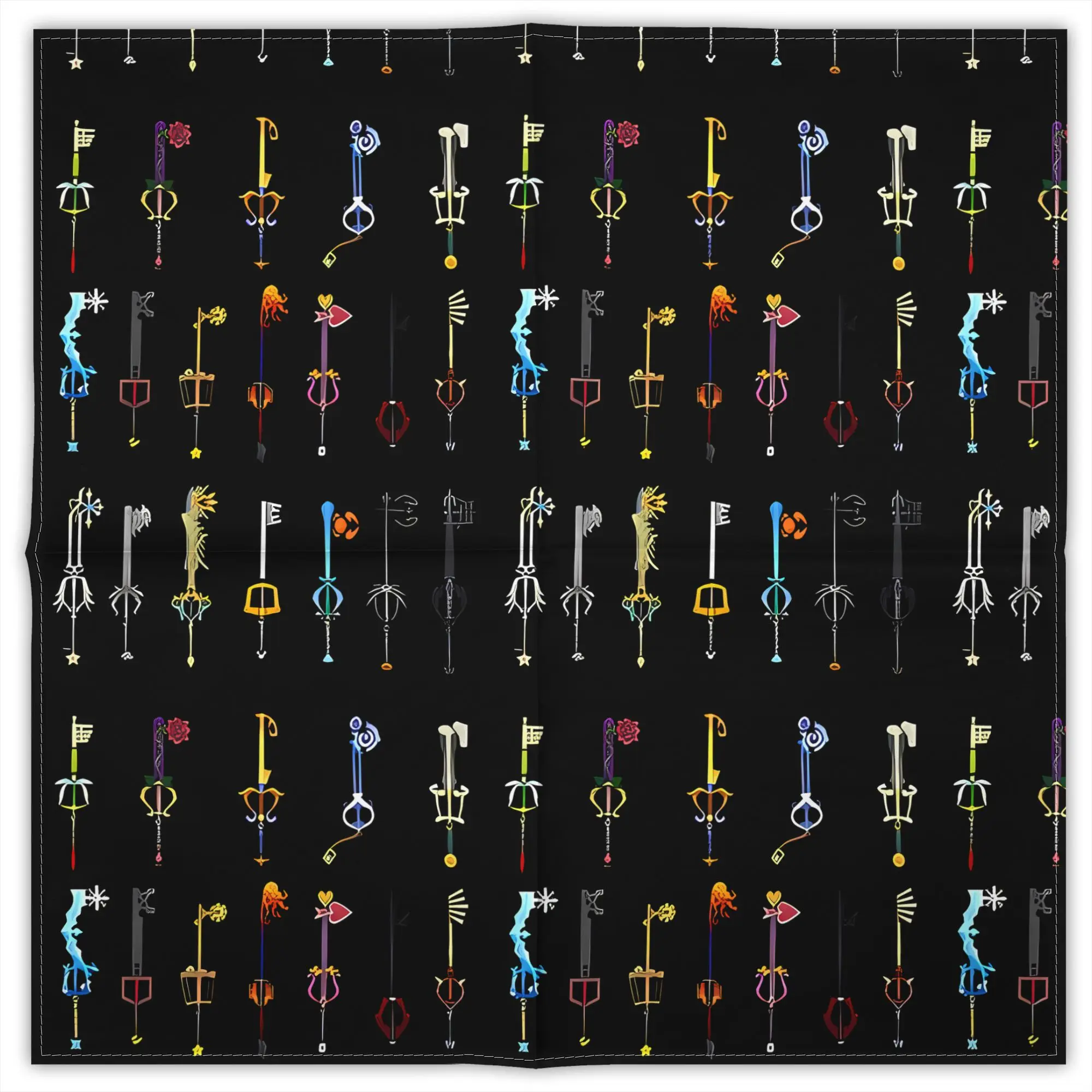 Kingdom Hearts Keyblades Fashion Square Scarf Decorative Polyester Printed Daily
Kingdom Hearts Keyblades Fashion Square Scarf Decorative Polyester Printed Daily