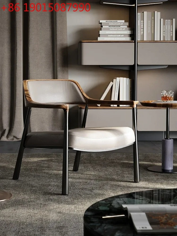 Leather Lounge Chair Light Luxury Home High-End Leisure Chair
Leather Lounge Chair Light Luxury Home High-End Leisure Chair