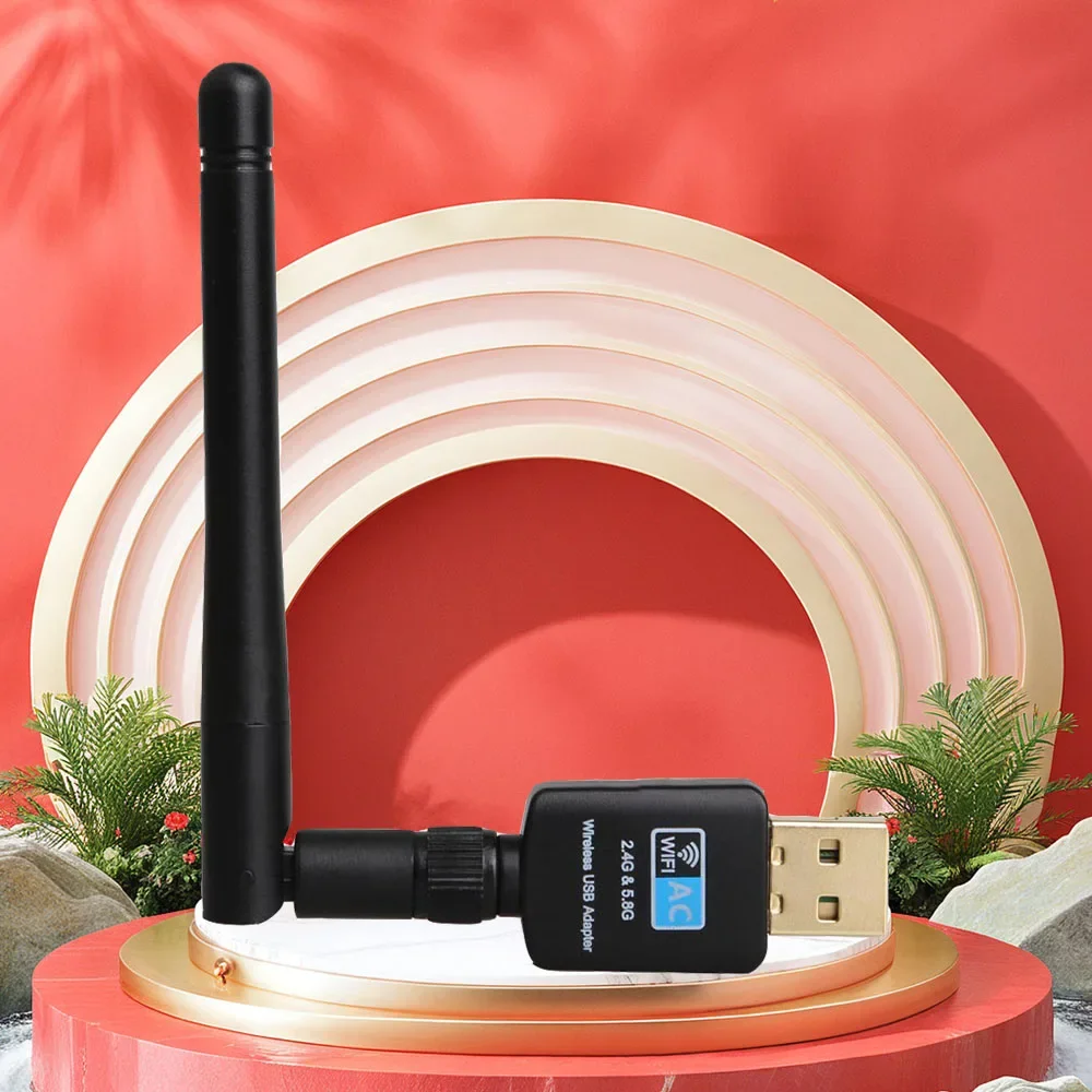 USB Wifi Adapter 600Mbps 2.4GHz+5.8GHz Wifi Receiver Network Card USB2.0 wi-fi High Speed Antenna Wifi Adapter for Laptop PC
USB Wifi Adapter 600Mbps 2.4GHz+5.8GHz Wifi Receiver Network Card USB2.0 wi-fi High Speed Antenna Wifi Adapter for Laptop PC