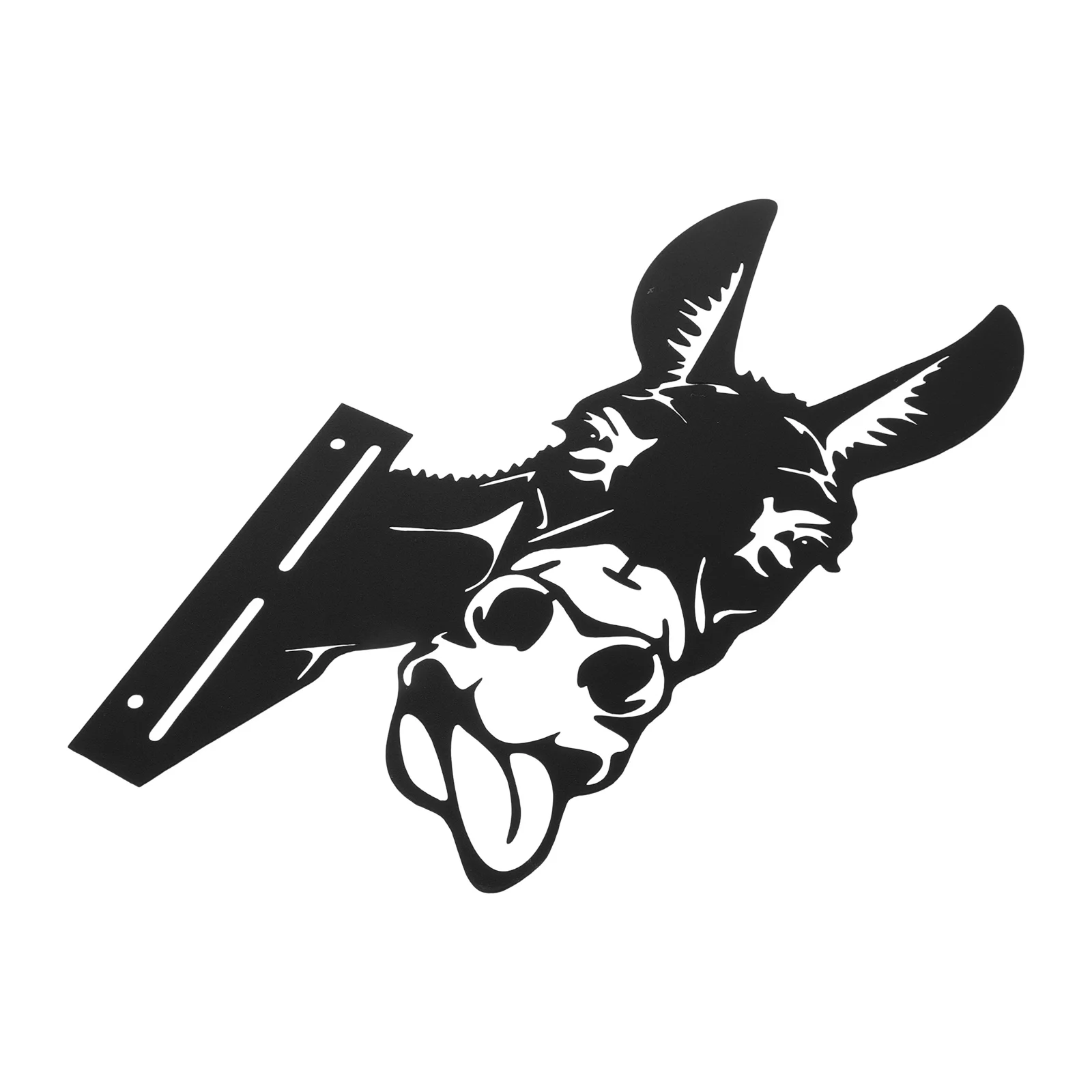Metal Donkey Wall Art Decoration Outdoor Garden Iron Animal Hanging Craft Home Decor Stylish Design Durability Long Lasting Use
Metal Donkey Wall Art Decoration Outdoor Garden Iron Animal Hanging Craft Home Decor Stylish Design Durability Long Lasting Use
