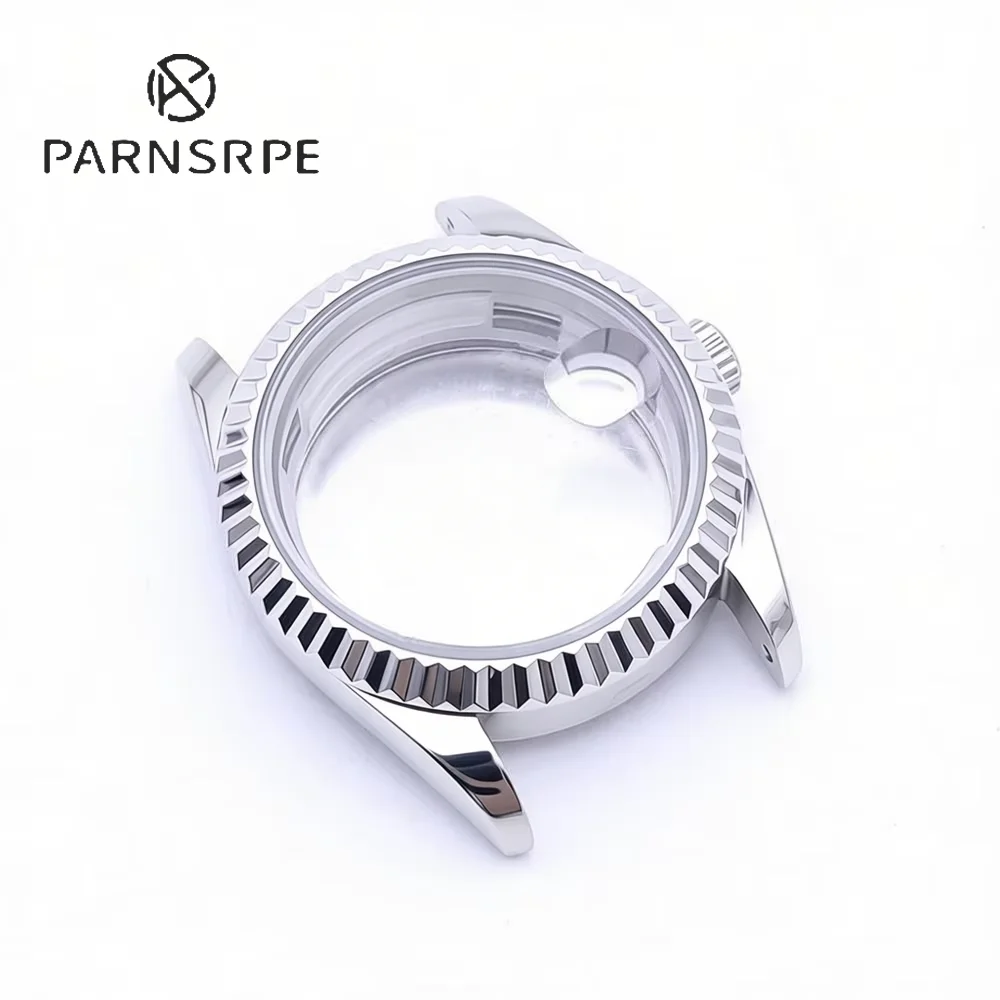 36mm Silver Stainless Steel Watch Case Compatible 2813/8215/8200 Movement High Hardness Mineral Glass Mirror Watch Mod Replaceme
36mm Silver Stainless Steel Watch Case Compatible 2813/8215/8200 Movement High Hardness Mineral Glass Mirror Watch Mod Replaceme