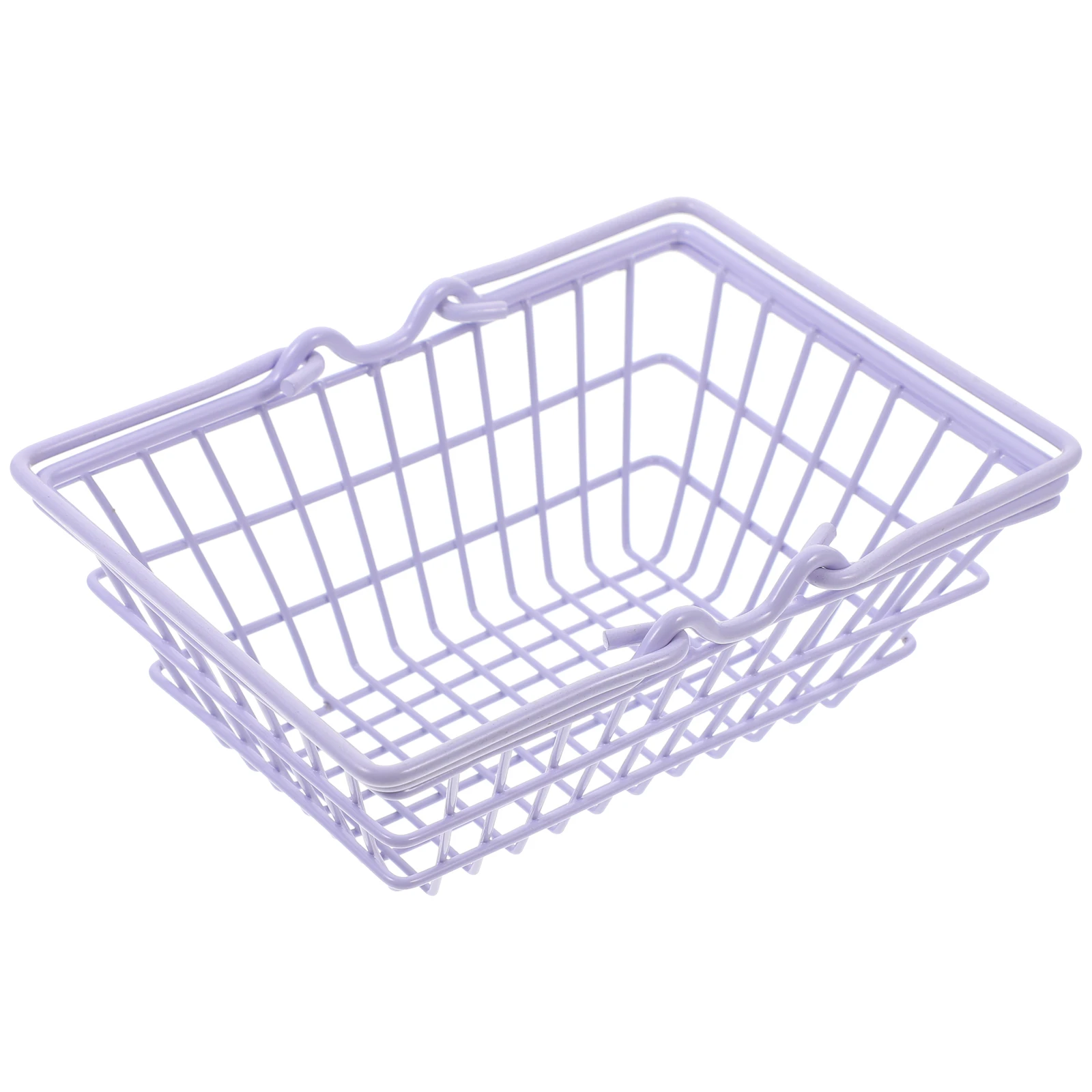 Lightweight Mini Shopping Basket With Handles Resistant For Bathroom Office Kitchen Storage Organizer Iron Basket
Lightweight Mini Shopping Basket With Handles Resistant For Bathroom Office Kitchen Storage Organizer Iron Basket