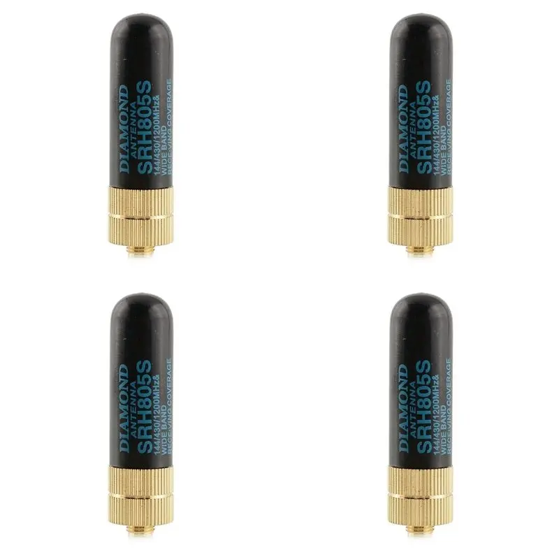 ABSY 4X Walkie Talkie Antenna SRH-805S Dual Band Antenna 5Cm Thumb Antenna Multi-Functional Ultra Short Small Antenna
ABSY 4X Walkie Talkie Antenna SRH-805S Dual Band Antenna 5Cm Thumb Antenna Multi-Functional Ultra Short Small Antenna