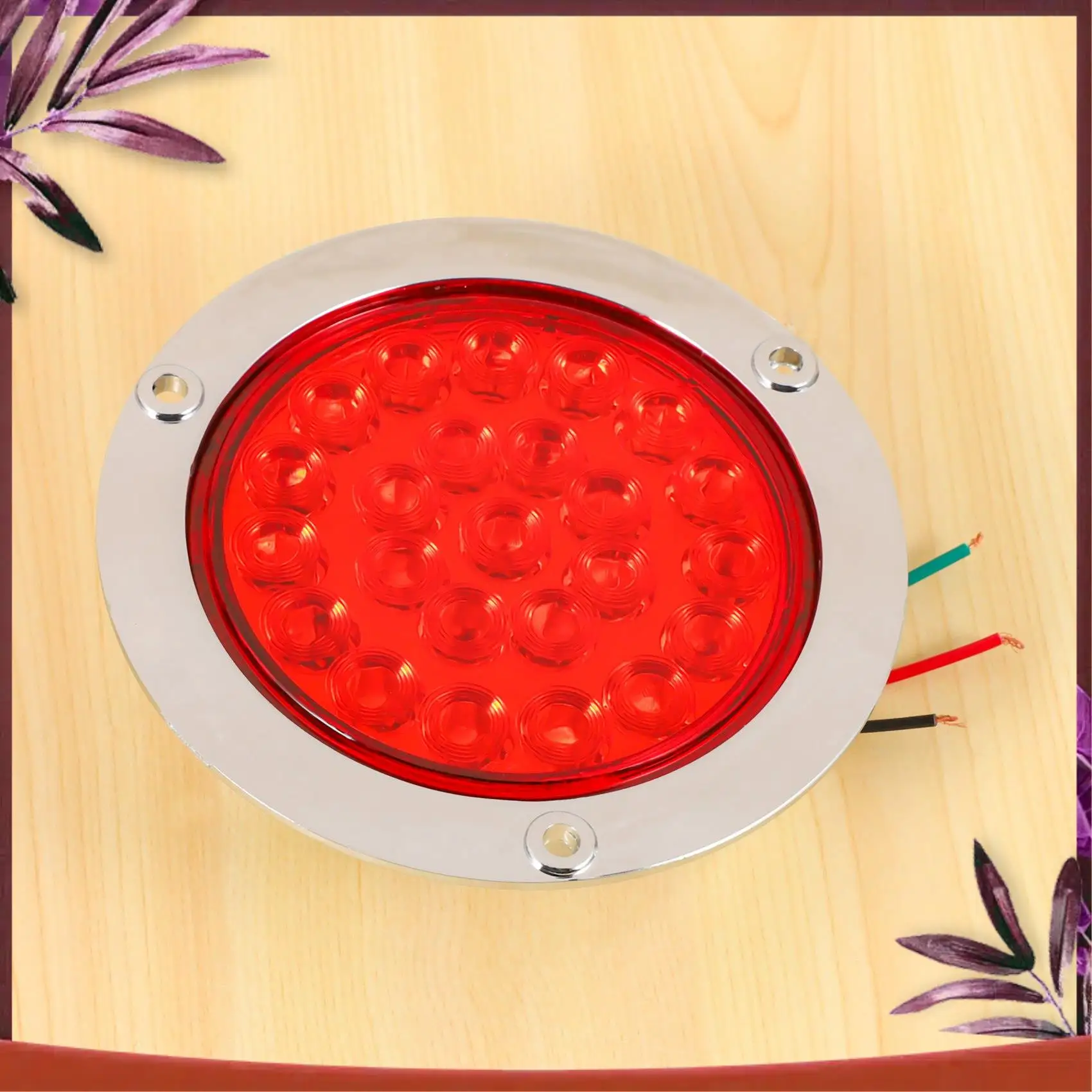 Durable 4 Pack Round Led Trailer Tail Lights Red 24 Led Flange Mount Waterproof Chrome 4 Inch Brake Stop Turn Lights
Durable 4 Pack Round Led Trailer Tail Lights Red 24 Led Flange Mount Waterproof Chrome 4 Inch Brake Stop Turn Lights
