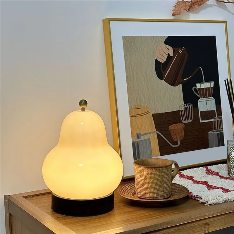 High Quality-French Cream Pear Table Lamp Bedside Minimalist Living Room Rechargeable Lamp Ambiance Decorative Night Lamp,French
High Quality-French Cream Pear Table Lamp Bedside Minimalist Living Room Rechargeable Lamp Ambiance Decorative Night Lamp,French