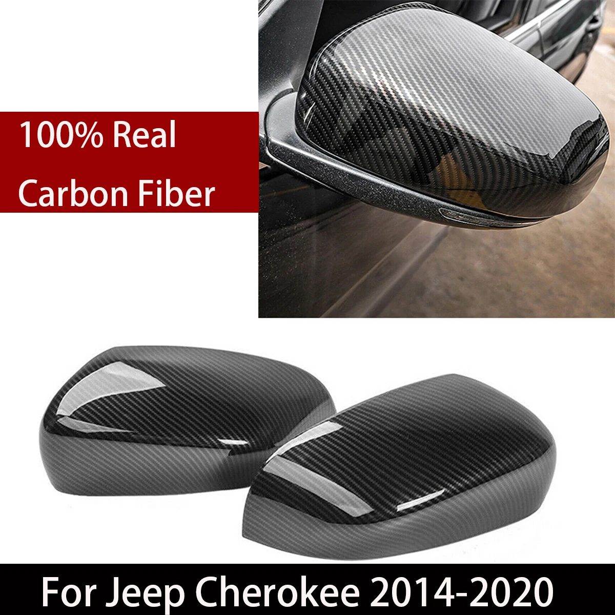 2 Pcs/Set Carbon Fiber Car Rear View Mirror Cover Car Side Rearview Mirror Rain Cap For Jeep Cherokee 2014-2020 Car Accessories
2 Pcs/Set Carbon Fiber Car Rear View Mirror Cover Car Side Rearview Mirror Rain Cap For Jeep Cherokee 2014-2020 Car Accessories