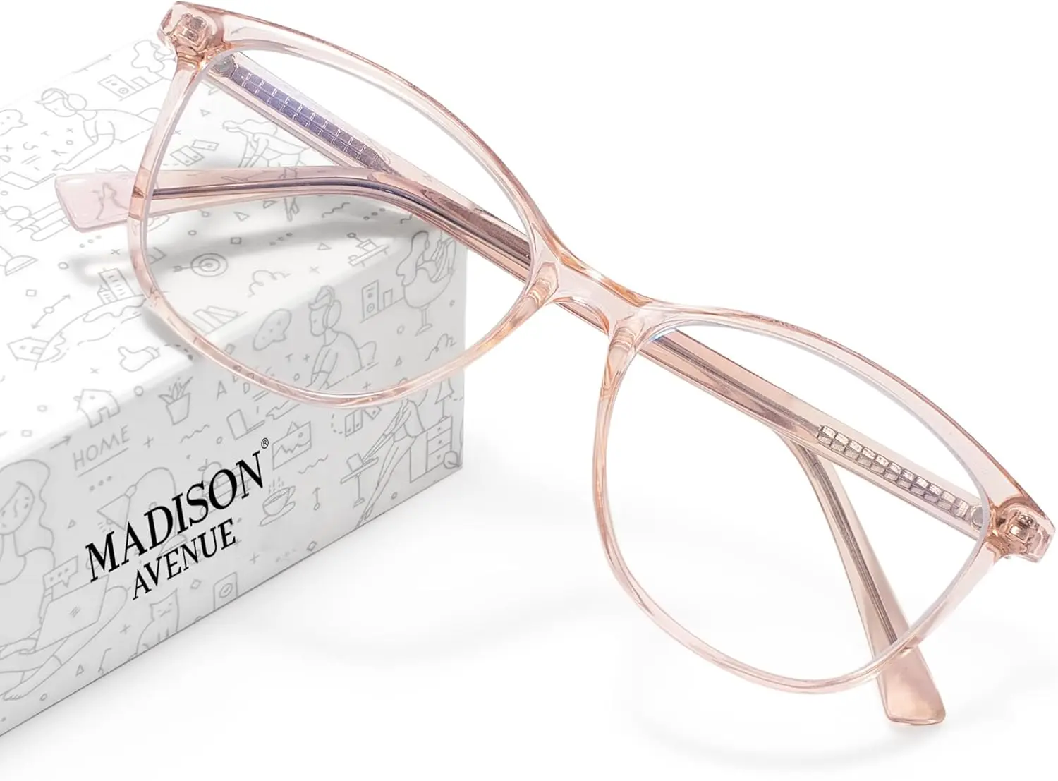 Blue Light Blocking Glasses for Women Anti Eyestrain UV Glare Computer Gaming Eyewear Crystal Brown
Blue Light Blocking Glasses for Women Anti Eyestrain UV Glare Computer Gaming Eyewear Crystal Brown