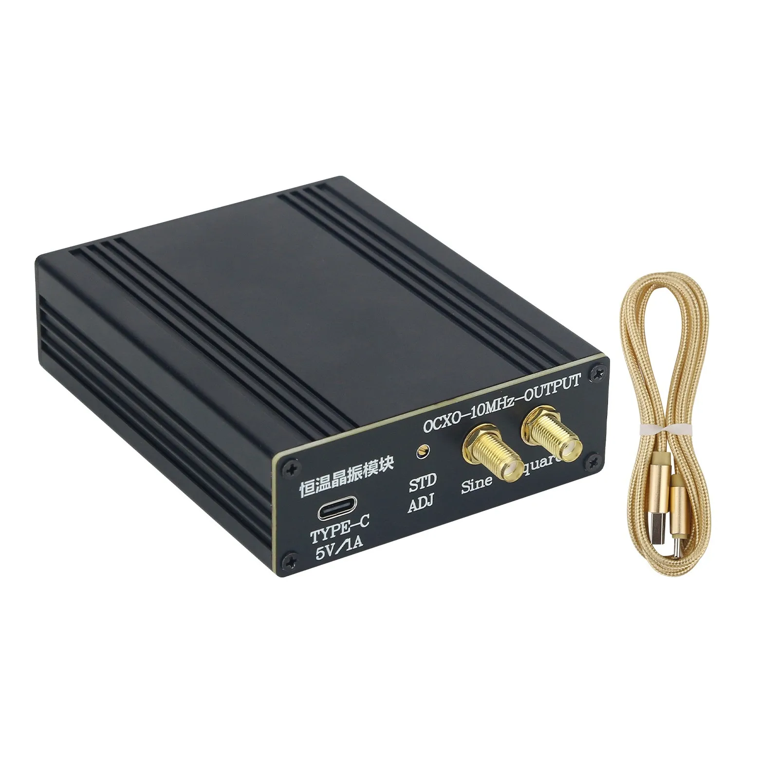10MHz Sinewave Output OCXO Board Frequency Standard with Shell and Type-C Cable Stable Constant Temperature Crystal Oscillator
10MHz Sinewave Output OCXO Board Frequency Standard with Shell and Type-C Cable Stable Constant Temperature Crystal Oscillator