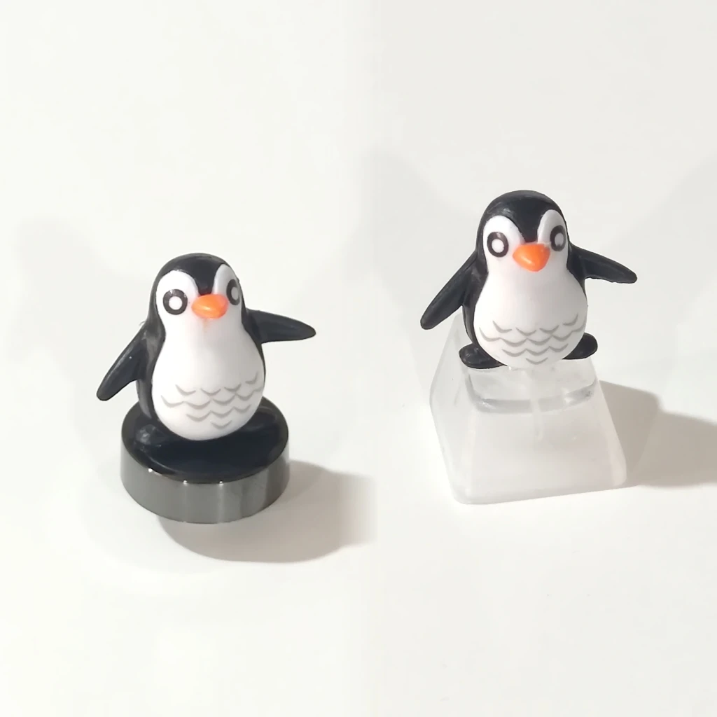 Handmade cute penguin steam black white square fog transparent mechanical keyboard personalized keycaps
Handmade cute penguin steam black white square fog transparent mechanical keyboard personalized keycaps