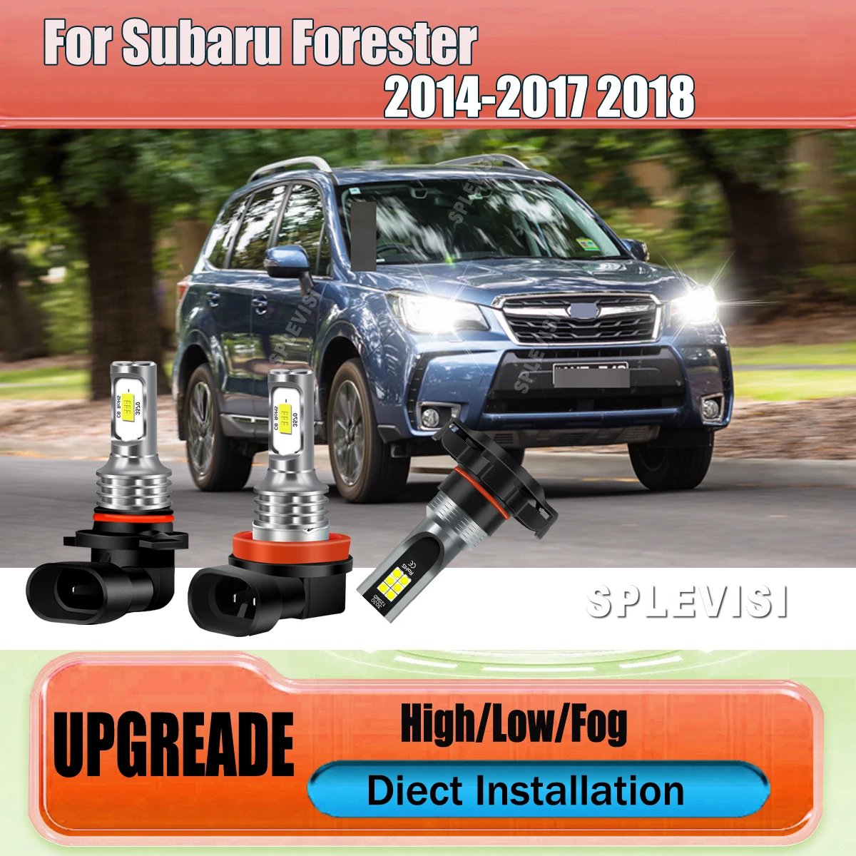 9005 H11 Main Dipped Beam Car CSP LED Headlights H16 5202 Fog Light Bubls For Subaru Forester 2014 2015 2016 2017 2018
9005 H11 Main Dipped Beam Car CSP LED Headlights H16 5202 Fog Light Bubls For Subaru Forester 2014 2015 2016 2017 2018