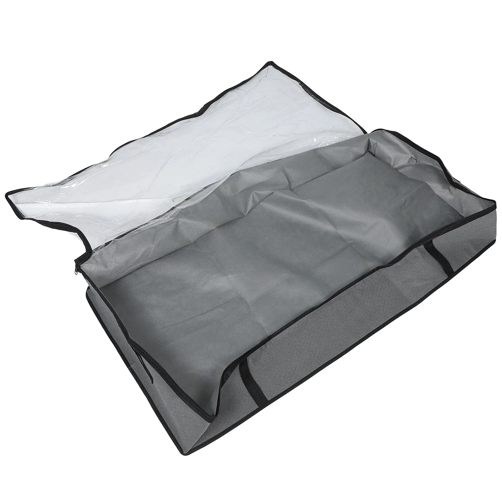 Large Capacity Clothes Storage Bag Non-Woven Fabric Quilt Blanket Organizer Foldable Under Bed Clear Window Storage Bin 
Large Capacity Clothes Storage Bag Non-Woven Fabric Quilt Blanket Organizer Foldable Under Bed Clear Window Storage Bin