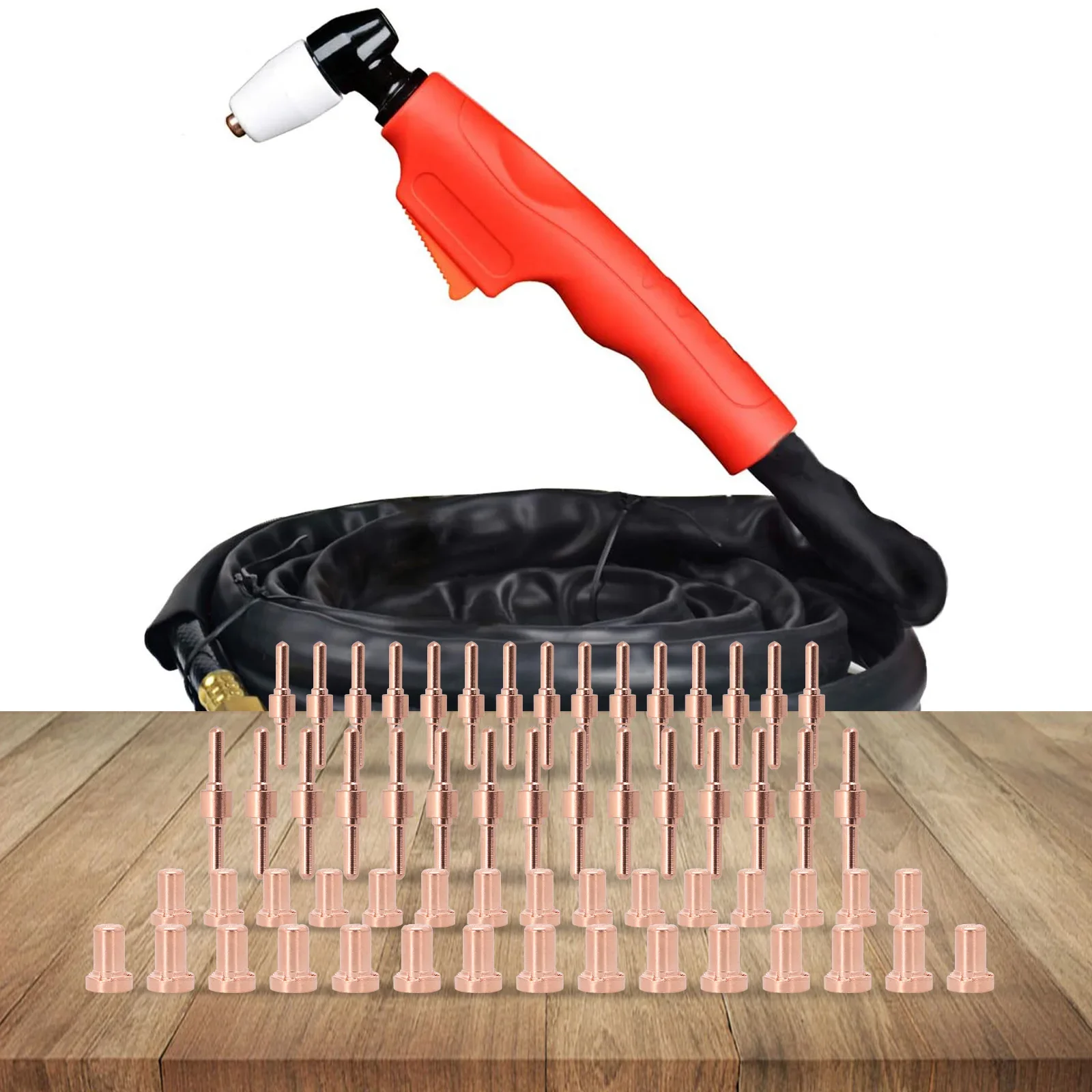 Electrode Nozzle Welding Accessories For PT31 Consumables For Air Plasma Cutter For PT-31 Cutting Torch New Practical
Electrode Nozzle Welding Accessories For PT31 Consumables For Air Plasma Cutter For PT-31 Cutting Torch New Practical