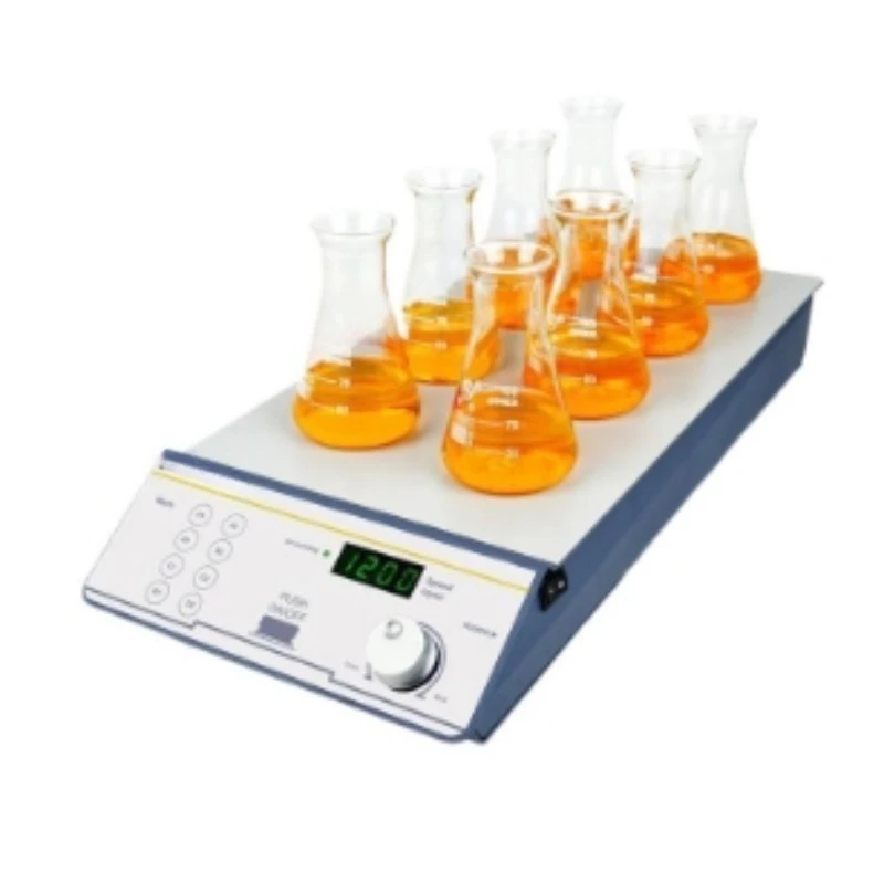MS-4/8/12 Multichannel Magnetic Stirrer Lab Equipment for High Efficiency Mixing with Adjustable Speed & Digital Display
MS-4/8/12 Multichannel Magnetic Stirrer Lab Equipment for High Efficiency Mixing with Adjustable Speed & Digital Display