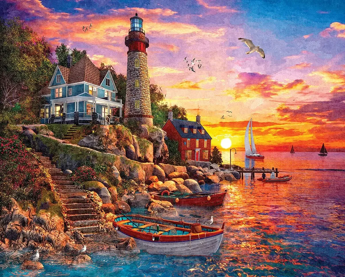 Lighthouse Adults Wooden Puzzle Riverside Landscape Relaxing Challenge Premium Quality Jigsaw Puzzle Birthday Holiday Gifts
Lighthouse Adults Wooden Puzzle Riverside Landscape Relaxing Challenge Premium Quality Jigsaw Puzzle Birthday Holiday Gifts