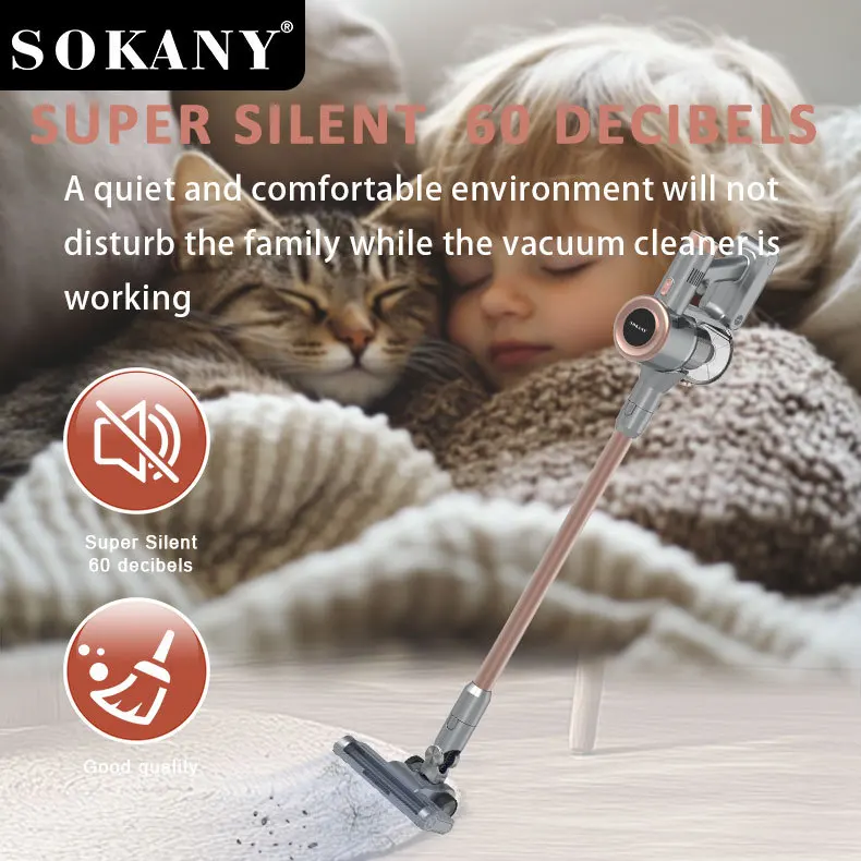 Houselin Cordless Stick Vacuum Cleaner 3000W, Vacuum Cleaner with Wall Mount Charging, for Carpet, Pet Hair, Hard Floor
Houselin Cordless Stick Vacuum Cleaner 3000W, Vacuum Cleaner with Wall Mount Charging, for Carpet, Pet Hair, Hard Floor