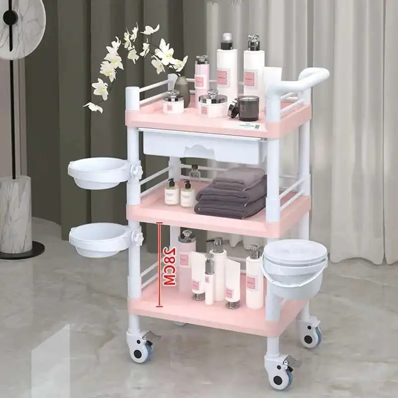 Professional Hairdressing Trolley Aesthetics Utility Storage Beauty Salon Trolley Wheel Carrello Attrezzi Salon Furniture MQ50TC
Professional Hairdressing Trolley Aesthetics Utility Storage Beauty Salon Trolley Wheel Carrello Attrezzi Salon Furniture MQ50TC
