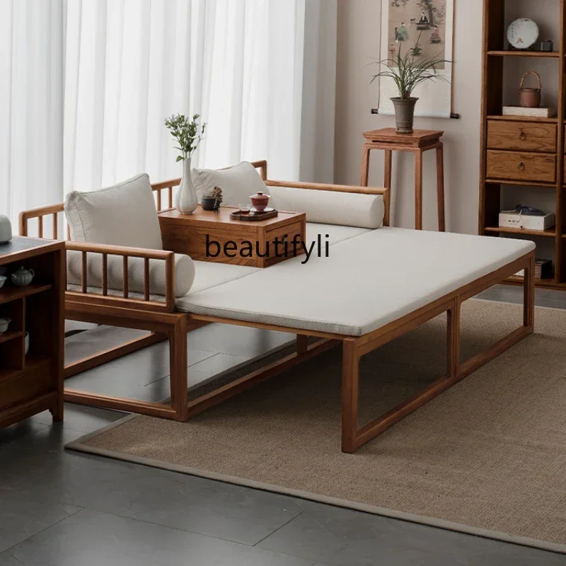 C New Chinese-style all-solid wood sliding bed chaise longue old elm zen living room sofa bed dual-purpose
C New Chinese-style all-solid wood sliding bed chaise longue old elm zen living room sofa bed dual-purpose