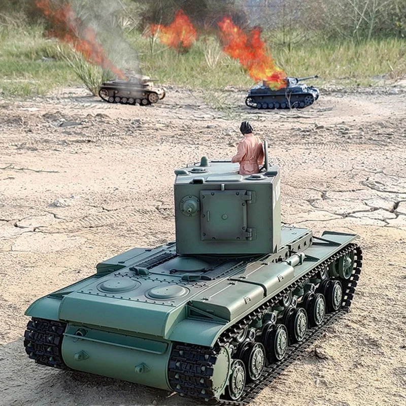 Proportional Simulation Of Russian Kv-2 Rotary Turret Lifting Barrel Heavy Combat Tank Remote Control Military Model
Proportional Simulation Of Russian Kv-2 Rotary Turret Lifting Barrel Heavy Combat Tank Remote Control Military Model