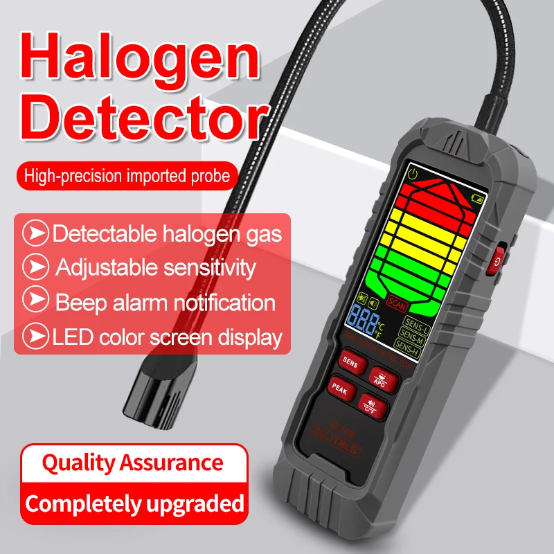 ZL78A/B GL78A/B Halogen Refrigerant Leak Detector, High Sensitivity HVAC Freon Tester for R134a R410A R22 Car AC
ZL78A/B GL78A/B Halogen Refrigerant Leak Detector, High Sensitivity HVAC Freon Tester for R134a R410A R22 Car AC