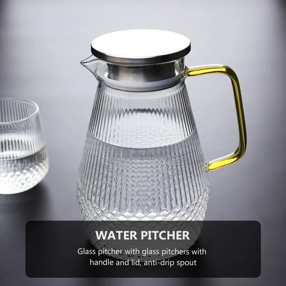 Vertical Diamond Pot Fridge Glass Pitcher Jug Water Pitchers Cover Stainless Steel
Vertical Diamond Pot Fridge Glass Pitcher Jug Water Pitchers Cover Stainless Steel