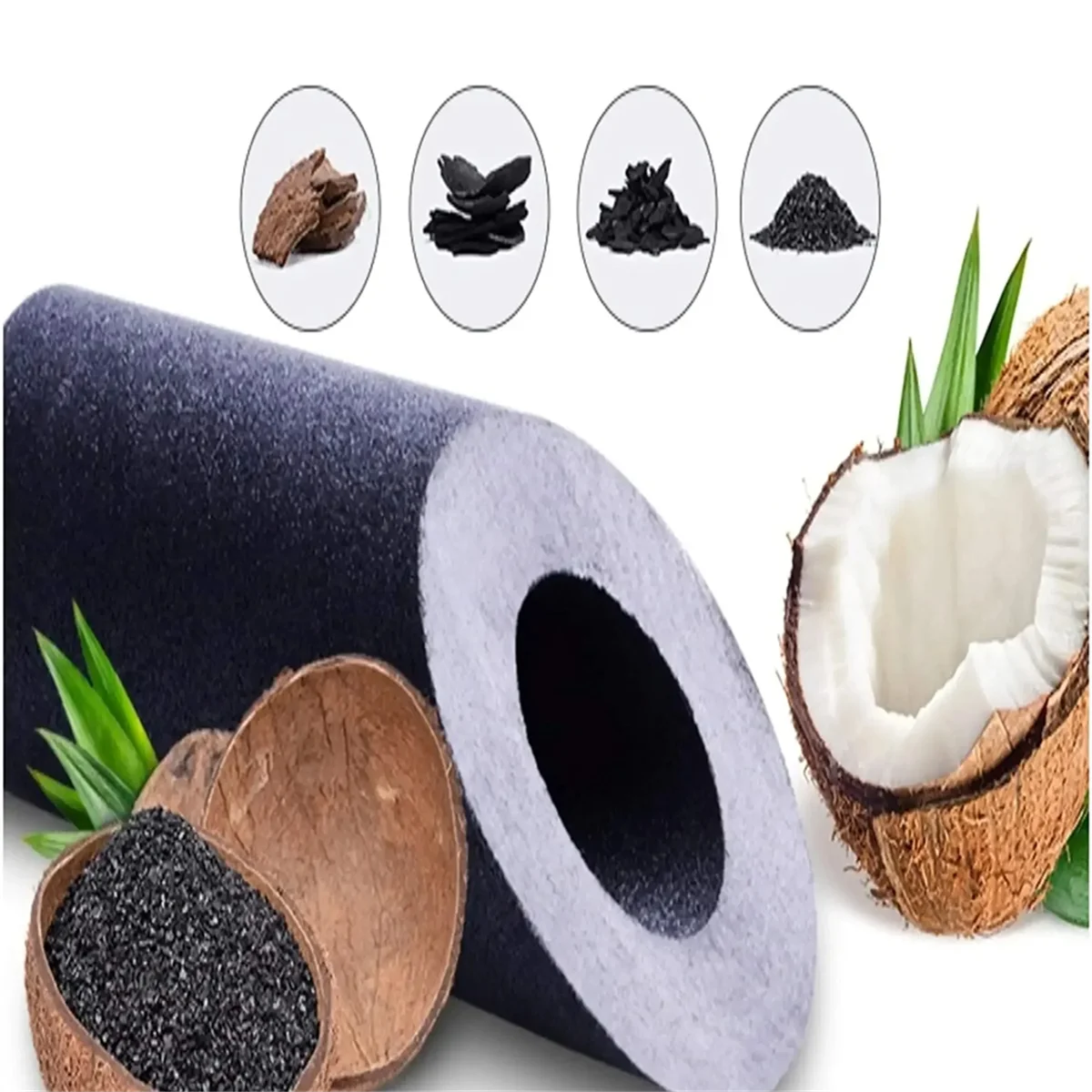 AA91 4Pcs Carbon Water Filter 10-Inch Standard Whole House Carbon Wrap Sediment and Taste & Odor Replacement Filter
AA91 4Pcs Carbon Water Filter 10-Inch Standard Whole House Carbon Wrap Sediment and Taste & Odor Replacement Filter