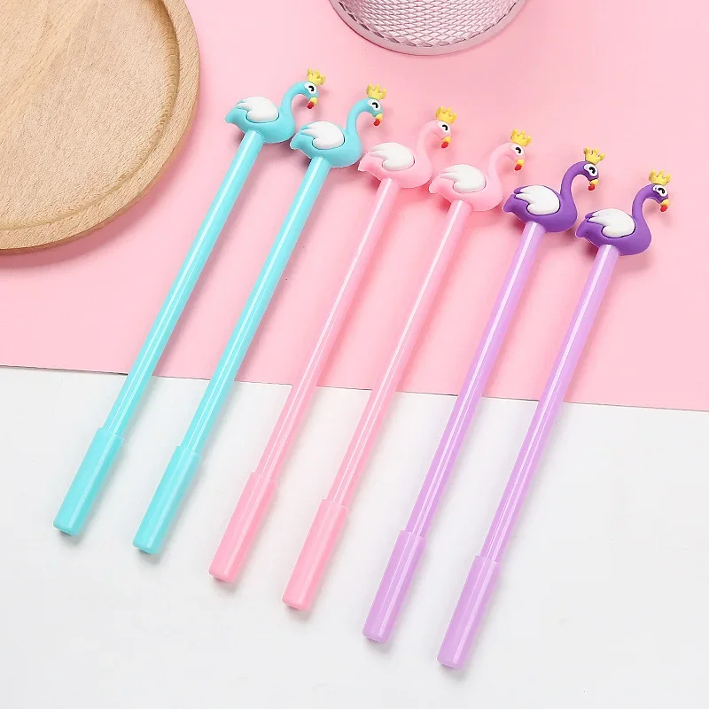 50PCS/lot Creative Flamingo Gel Pen Cartoon Animal Modeling Cute Learning Stationery Water-based Paint Pen Gel Pens
50PCS/lot Creative Flamingo Gel Pen Cartoon Animal Modeling Cute Learning Stationery Water-based Paint Pen Gel Pens
