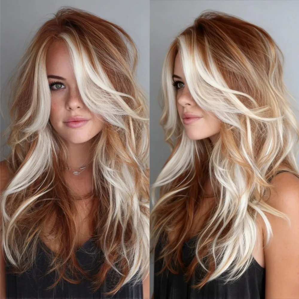 Water Wave Lace Front Wigs for Women Ginger Orange Synthetic Wig 13x4 HD Synthetic Hair Wigs with Natural Hairline for Daily Use
Water Wave Lace Front Wigs for Women Ginger Orange Synthetic Wig 13x4 HD Synthetic Hair Wigs with Natural Hairline for Daily Use