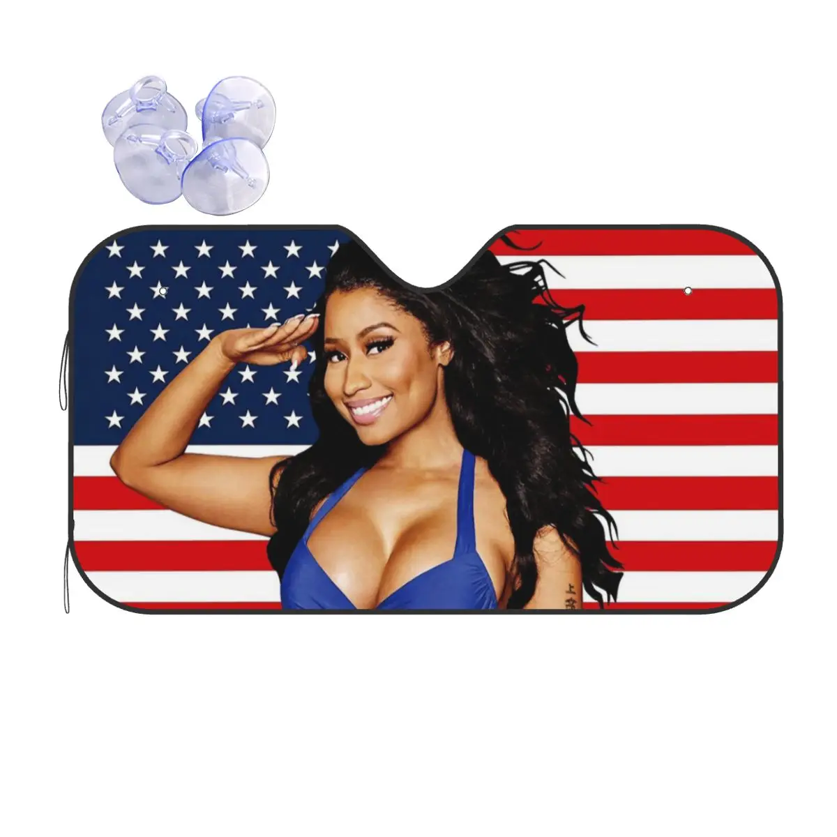Nicki Minaj Windshield Sunshade Rap Sexy USA Flag Music Singer Star Car Front Windshield Car Window Windscreen Cover Car-covers
Nicki Minaj Windshield Sunshade Rap Sexy USA Flag Music Singer Star Car Front Windshield Car Window Windscreen Cover Car-covers